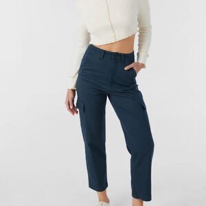 NWT Women’s O’Neil cargo pants in slate high rise straight leg size 28